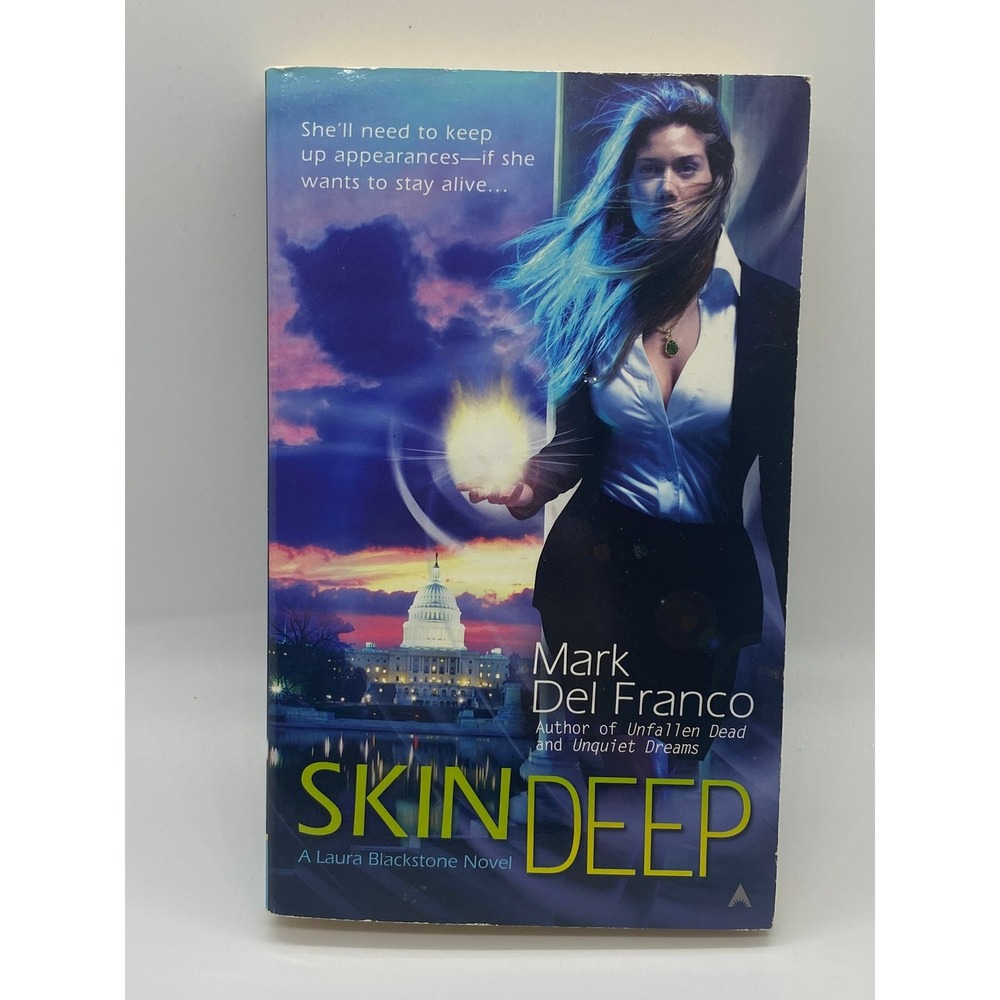 Mark Del Franco Skin Deep Laura Blackstone Novel Mass Market Paperback Good